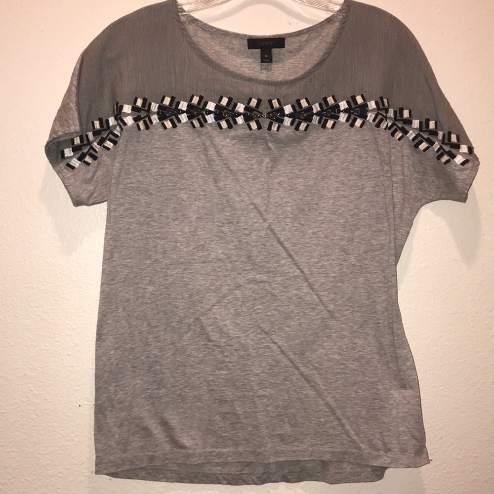 Black beaded blouse